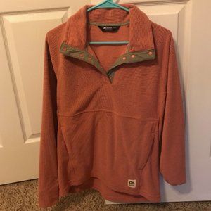 WOMEN'S TRAIL MIX SNAP PULLOVER - SIZE MEDIUM (OUTDOOR RESEARCH)